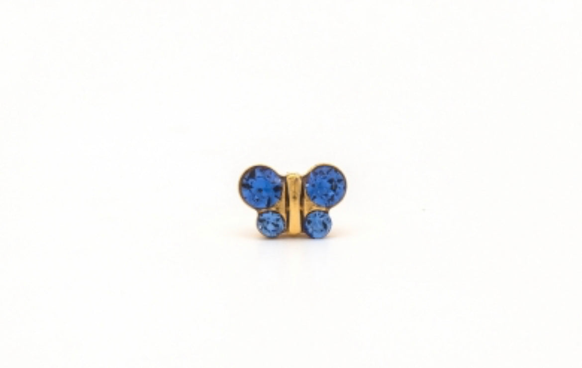1 PR ANGEL WINGS SEPTEMBER EARRINGS BIRTHSTONE