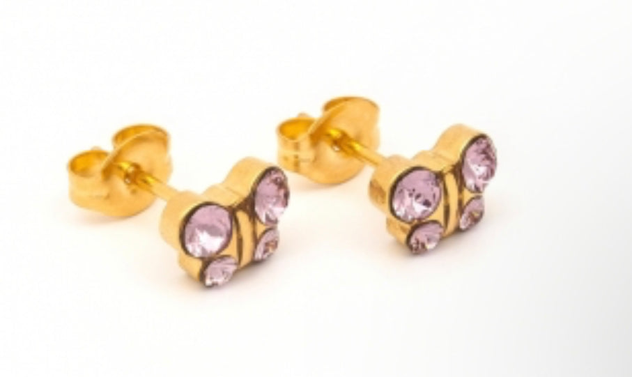 1 PR ANGEL WINGS EARRINGS JUNE BIRTHSTONE