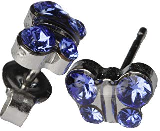 1 PR ANGEL WINGS SEPTEMBER EARRINGS BIRTHSTONE