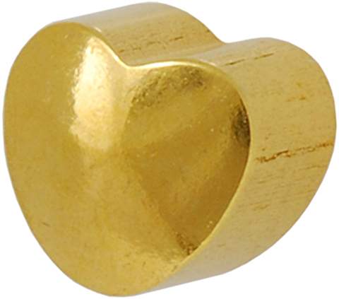 24k Gold Heart-Shape Earring 4mm